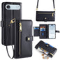 Sheep Texture Cross-body Zipper Wallet Leather Phone Case, For iPhone Air, For iPhone 16 Pro Max, For iPhone 16 Pro, For iPhone 16 Plus