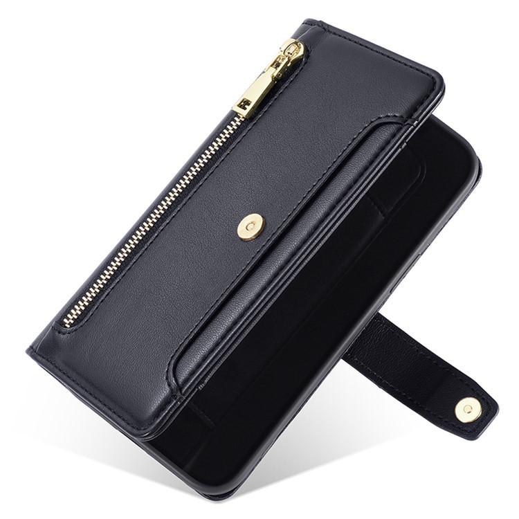 Sheep Texture Cross-body Zipper Wallet Leather Phone Case, For iPhone 18 Pro / 17 Pro, For iPhone 18 Pro Max / 17 Pro Max, For iPhone 17e / 16e, For iPhone 17