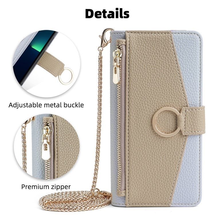 Crossbody Litchi Texture Leather Phone Case
