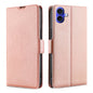 Ultra-thin Voltage Side Buckle Horizontal Flip Leather Phone Case, For iPhone 16 Pro, For iPhone 16 Plus, For iPhone 16