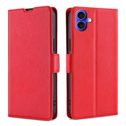 Ultra-thin Voltage Side Buckle Horizontal Flip Leather Phone Case, For iPhone 16 Pro, For iPhone 16 Plus, For iPhone 16