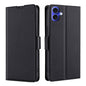 Ultra-thin Voltage Side Buckle Horizontal Flip Leather Phone Case, For iPhone 16 Pro, For iPhone 16 Plus, For iPhone 16