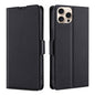 Ultra-thin Voltage Side Buckle Horizontal Flip Leather Phone Case, For iPhone 16 Pro, For iPhone 16 Plus, For iPhone 16