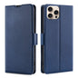 Ultra-thin Voltage Side Buckle Horizontal Flip Leather Phone Case, For iPhone 16 Pro, For iPhone 16 Plus, For iPhone 16