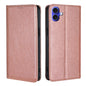 Gloss Oil Solid Color Magnetic Leather Phone Case