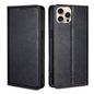 Gloss Oil Solid Color Magnetic Leather Phone Case, For iPhone Air, For iPhone 16 Pro Max, For iPhone 16 Pro, For iPhone 16 Plus