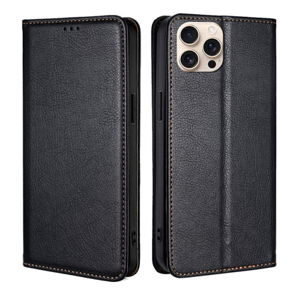 Gloss Oil Solid Color Magnetic Leather Phone Case, For iPhone Air, For iPhone 16 Pro Max, For iPhone 16 Pro, For iPhone 16 Plus