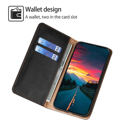 Gloss Oil Solid Color Magnetic Leather Phone Case, For iPhone Air, For iPhone 16 Pro Max, For iPhone 16 Pro, For iPhone 16 Plus