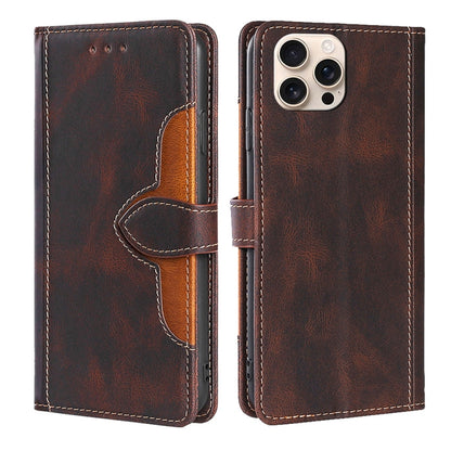 Skin Feel Magnetic Buckle Leather Phone Case