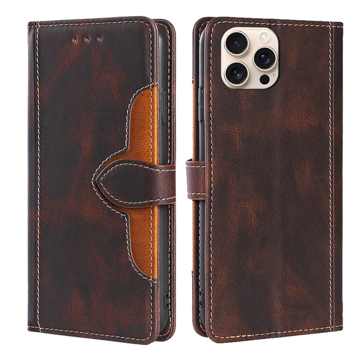 Skin Feel Magnetic Buckle Leather Phone Case, For iPhone 17 Pro Max, For iPhone 17 Pro, For iPhone 17, For iPhone Air, For iPhone 17e / 16e, For iPhone 16 Pro Max