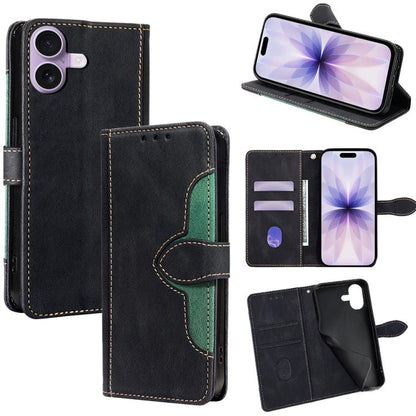 Skin Feel Magnetic Buckle Leather Phone Case, For iPhone 18 Pro / 17 Pro, For iPhone 18 Pro Max / 17 Pro Max, For iPhone 17, For iPhone Air, For iPhone 17e / 16e, For iPhone 16 Pro Max