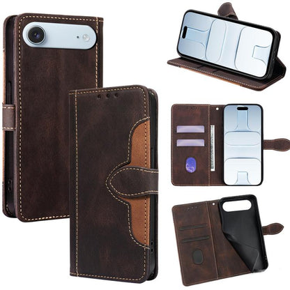Skin Feel Magnetic Buckle Leather Phone Case, For iPhone 18 Pro / 17 Pro, For iPhone 18 Pro Max / 17 Pro Max, For iPhone 17, For iPhone Air, For iPhone 17e / 16e, For iPhone 16 Pro Max