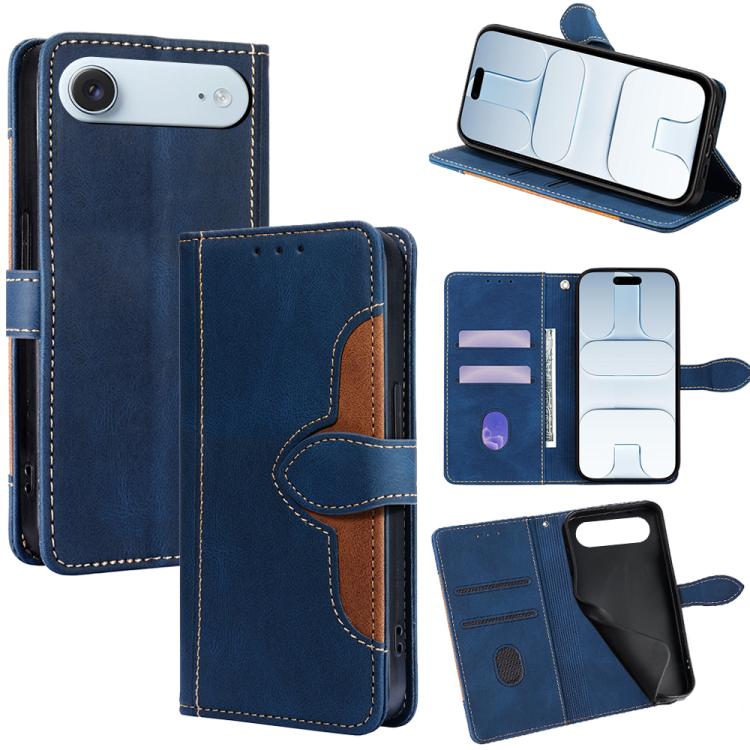 Skin Feel Magnetic Buckle Leather Phone Case, For iPhone 18 Pro / 17 Pro, For iPhone 18 Pro Max / 17 Pro Max, For iPhone 17, For iPhone Air, For iPhone 17e / 16e, For iPhone 16 Pro Max