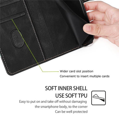 Skin Feel Magnetic Buckle Leather Phone Case, For iPhone 18 Pro / 17 Pro, For iPhone 18 Pro Max / 17 Pro Max, For iPhone 17, For iPhone Air, For iPhone 17e / 16e, For iPhone 16 Pro Max