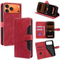 Skin Feel Magnetic Buckle Leather Phone Case, For iPhone 18 Pro / 17 Pro, For iPhone 18 Pro Max / 17 Pro Max, For iPhone 17, For iPhone Air, For iPhone 17e / 16e, For iPhone 16 Pro Max