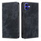 RFID Anti-theft Brush Magnetic Leather Phone Case