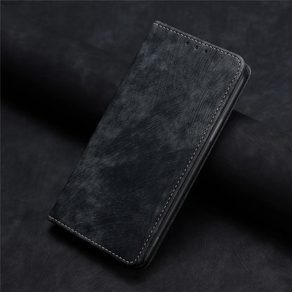 RFID Anti-theft Brush Magnetic Leather Phone Case