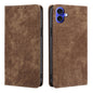 RFID Anti-theft Brush Magnetic Leather Phone Case
