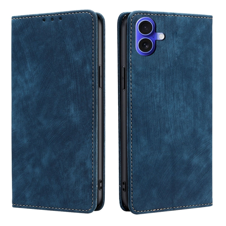RFID Anti-theft Brush Magnetic Leather Phone Case