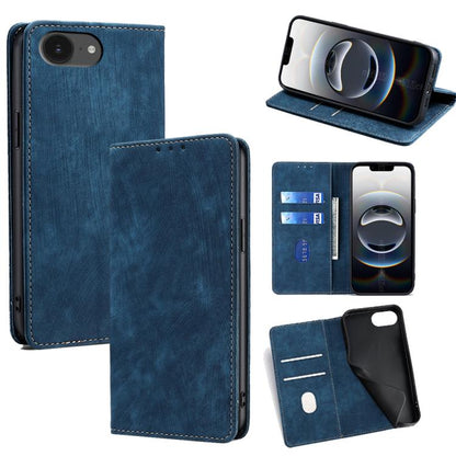 RFID Anti-theft Brush Magnetic Leather Phone Case, For iPhone 18 Pro / 17 Pro, For iPhone 18 Pro Max / 17 Pro Max, For iPhone 17e / 16e, For iPhone 17