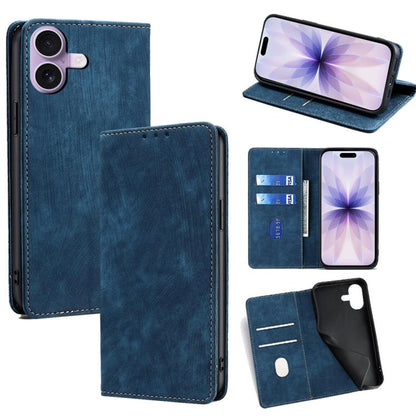 RFID Anti-theft Brush Magnetic Leather Phone Case, For iPhone 18 Pro / 17 Pro, For iPhone 18 Pro Max / 17 Pro Max, For iPhone 17e / 16e, For iPhone 17