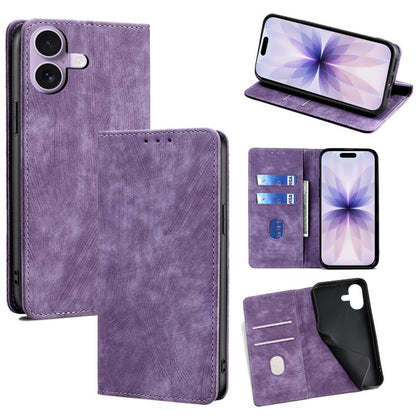 RFID Anti-theft Brush Magnetic Leather Phone Case, For iPhone 18 Pro / 17 Pro, For iPhone 18 Pro Max / 17 Pro Max, For iPhone 17e / 16e, For iPhone 17