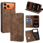 RFID Anti-theft Brush Magnetic Leather Phone Case, For iPhone 18 Pro / 17 Pro, For iPhone 18 Pro Max / 17 Pro Max, For iPhone 17e / 16e, For iPhone 17
