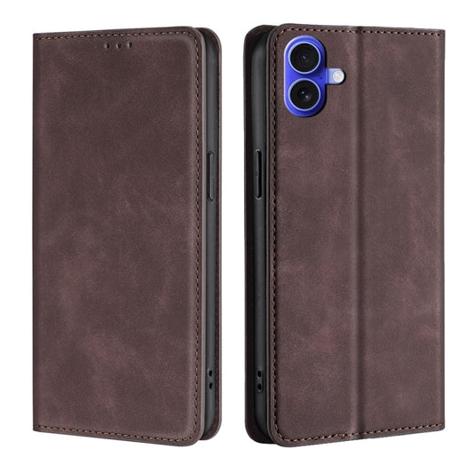 Skin Feel Magnetic Leather Phone Case