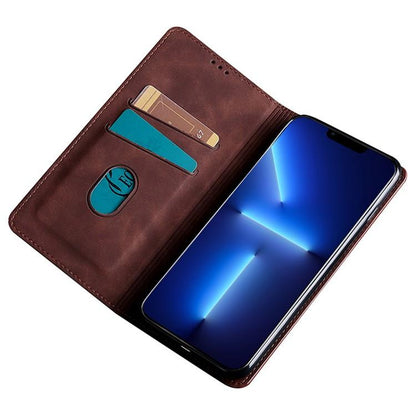Skin Feel Magnetic Leather Phone Case, For iPhone 17e / 16e, For iPhone 16 Pro Max, For iPhone 16 Pro, For iPhone 16 Plus