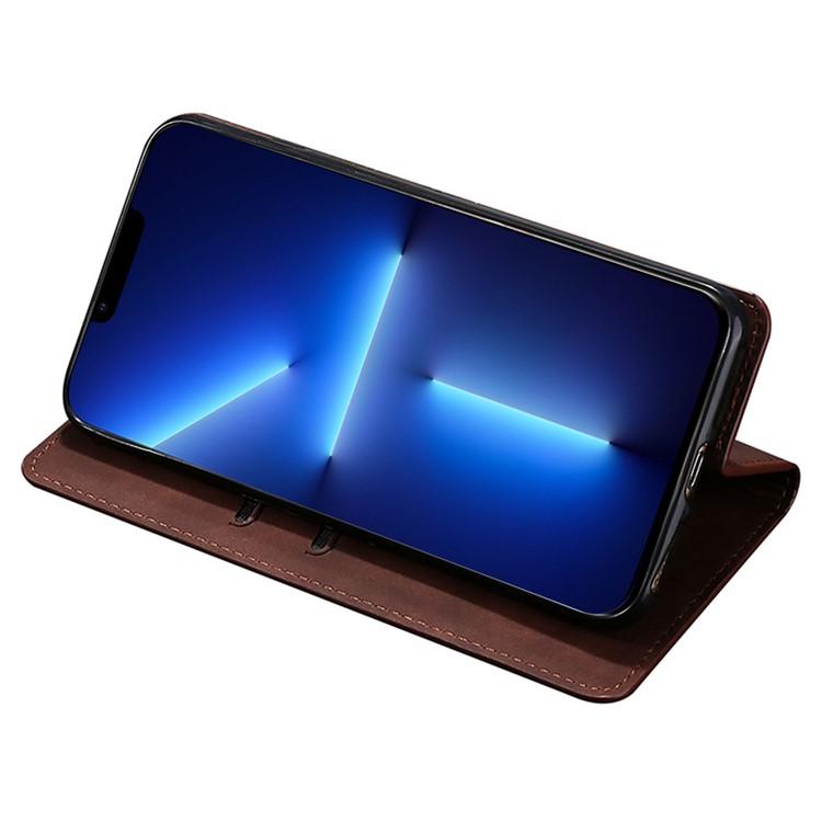 Skin Feel Magnetic Leather Phone Case, For iPhone 17e / 16e, For iPhone 16 Pro Max, For iPhone 16 Pro, For iPhone 16 Plus