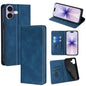 Skin Feel Magnetic Leather Phone Case, For iPhone 18 Pro / 17 Pro, For iPhone 18 Pro Max / 17 Pro Max, For iPhone 17, For iPhone Air