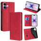 Skin Feel Magnetic Leather Phone Case, For iPhone 18 Pro / 17 Pro, For iPhone 18 Pro Max / 17 Pro Max, For iPhone 17, For iPhone Air