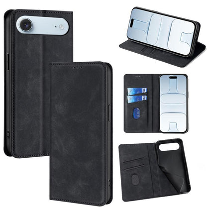 Skin Feel Magnetic Leather Phone Case, For iPhone 17 Pro Max, For iPhone 17 Pro, For iPhone 17, For iPhone Air