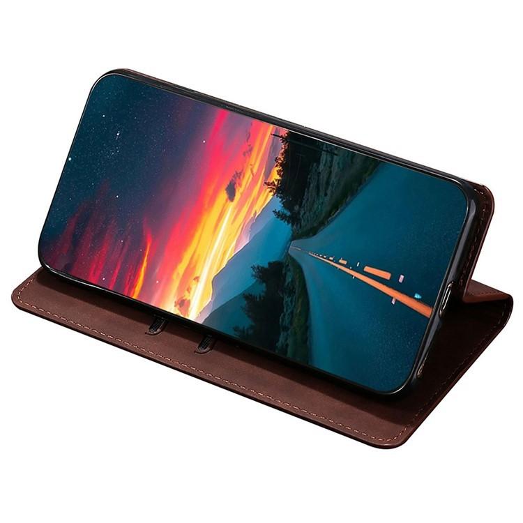 Skin Feel Magnetic Leather Phone Case, For iPhone 18 Pro / 17 Pro, For iPhone 18 Pro Max / 17 Pro Max, For iPhone 17, For iPhone Air