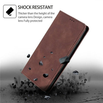 Skin Feel Magnetic Leather Phone Case, For iPhone 18 Pro / 17 Pro, For iPhone 18 Pro Max / 17 Pro Max, For iPhone 17, For iPhone Air