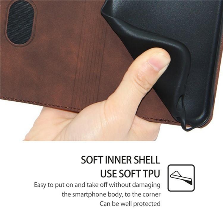 Skin Feel Magnetic Leather Phone Case, For iPhone 18 Pro / 17 Pro, For iPhone 18 Pro Max / 17 Pro Max, For iPhone 17, For iPhone Air