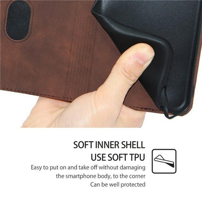 Skin Feel Magnetic Leather Phone Case, For iPhone 18 Pro / 17 Pro, For iPhone 18 Pro Max / 17 Pro Max, For iPhone 17, For iPhone Air