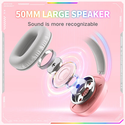 ONIKUMA X33 Head-mounted RGB Light E-Sports Gaming Headset, Cable Length: 2m