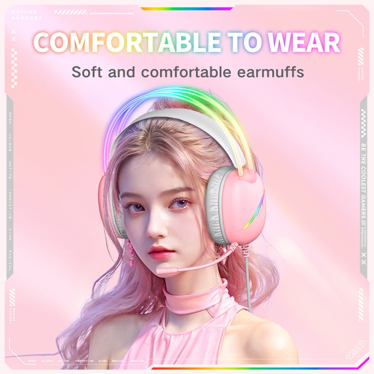 ONIKUMA X33 Head-mounted RGB Light E-Sports Gaming Headset, Cable Length: 2m