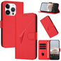 Triangle Pattern Buckle Clasp Leather Phone Case, For iPhone 16 Pro, For iPhone 16 Plus, For iPhone 16