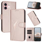 Triangle Pattern Buckle Clasp Leather Phone Case, For iPhone 16 Pro, For iPhone 16 Plus, For iPhone 16