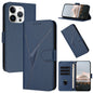 Triangle Pattern Buckle Clasp Leather Phone Case, For iPhone 13 Pro Max, For iPhone 13 Pro, For iPhone 13