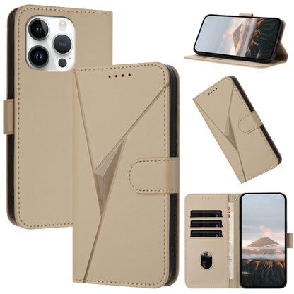 Triangle Pattern Buckle Clasp Leather Phone Case, For iPhone 13 Pro Max, For iPhone 13 Pro, For iPhone 13