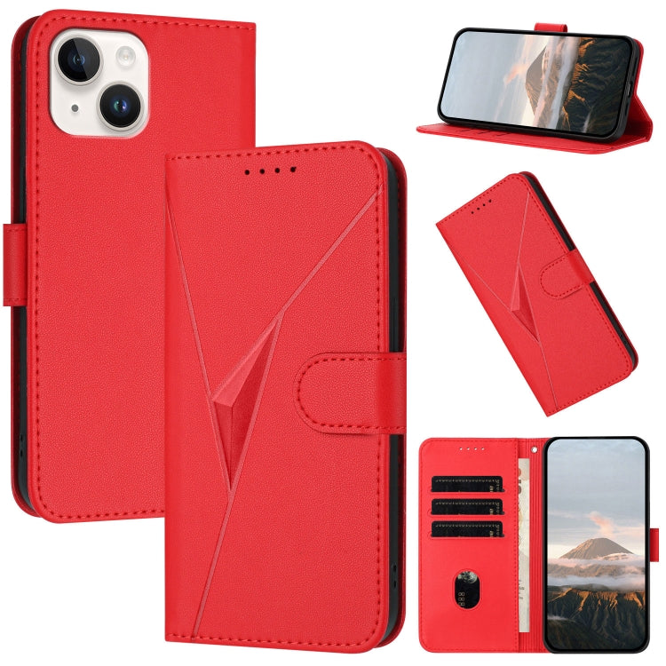 Triangle Pattern Buckle Clasp Leather Phone Case, For iPhone 13 mini, For iPhone 12 / 12 Pro, For iPhone 12 Pro Max