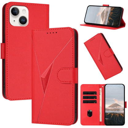 Triangle Pattern Buckle Clasp Leather Phone Case, For iPhone 13 Pro Max, For iPhone 13 Pro, For iPhone 13