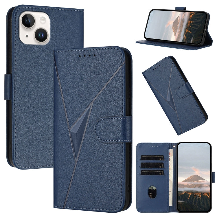 Triangle Pattern Buckle Clasp Leather Phone Case, For iPhone 13 Pro Max, For iPhone 13 Pro, For iPhone 13