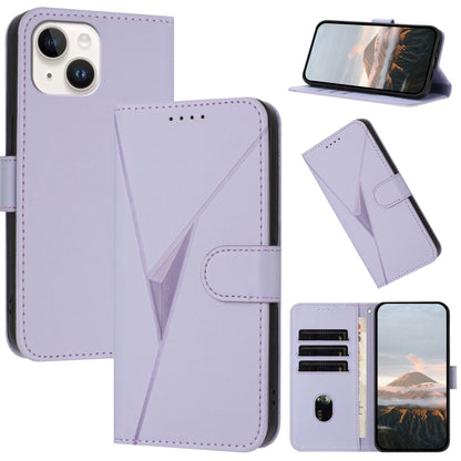 Triangle Pattern Buckle Clasp Leather Phone Case, For iPhone 13 Pro Max, For iPhone 13 Pro, For iPhone 13