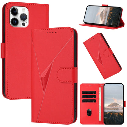 Triangle Pattern Buckle Clasp Leather Phone Case, For iPhone 13 mini, For iPhone 12 / 12 Pro, For iPhone 12 Pro Max