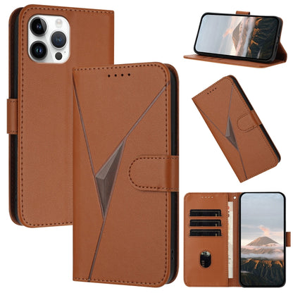 Triangle Pattern Buckle Clasp Leather Phone Case, For iPhone 13 mini, For iPhone 12 / 12 Pro, For iPhone 12 Pro Max