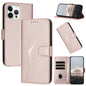 Triangle Pattern Buckle Clasp Leather Phone Case, For iPhone 13 mini, For iPhone 12 / 12 Pro, For iPhone 12 Pro Max